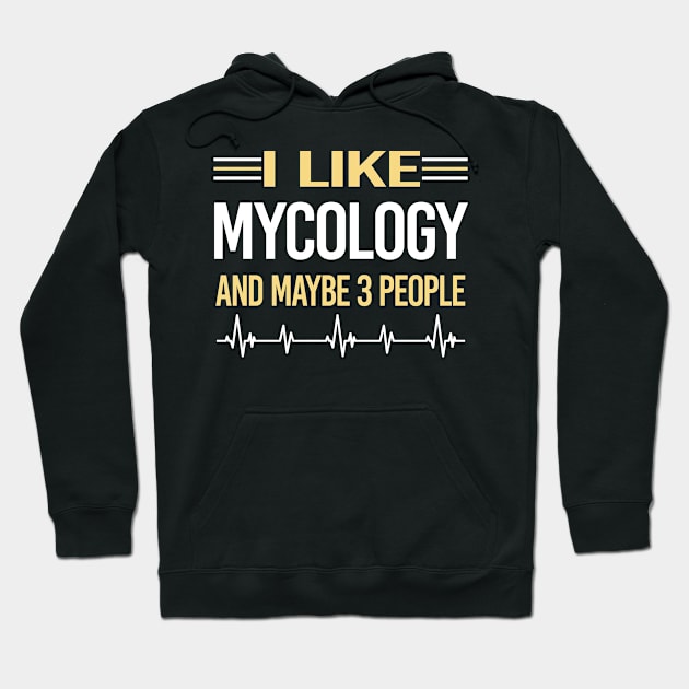 3 People Mycology Mycologist Mushrooms Hoodie by relativeshrimp